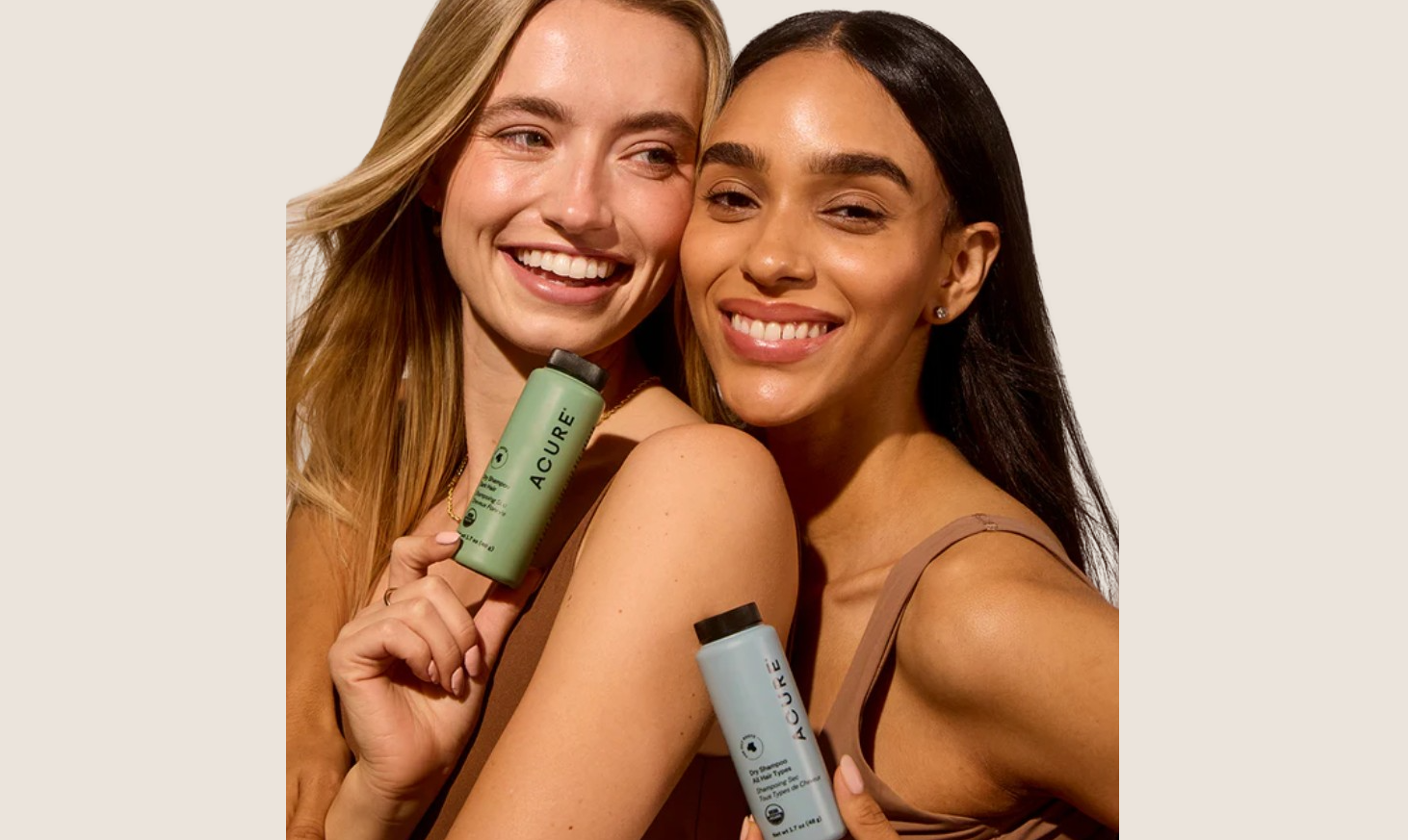 Vegan natural dry shampoo for refreshing hair