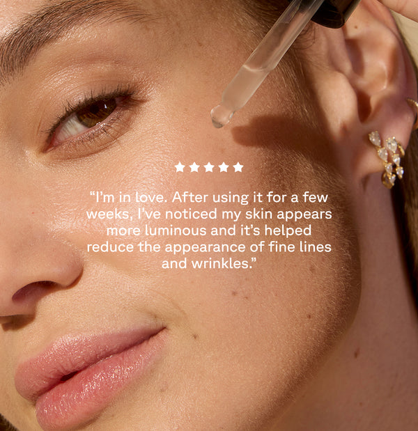 Acure Brightening 2% Vitamin C + Ferulic Acid Serum with testimony