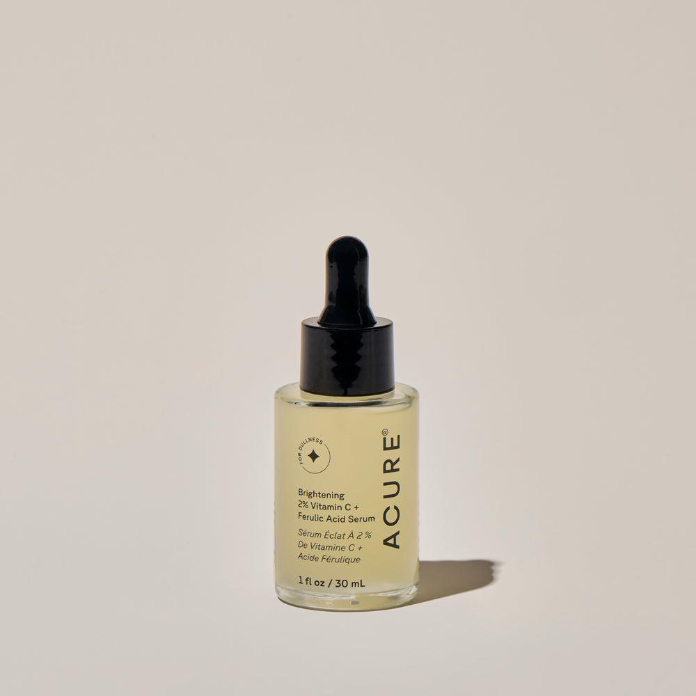 Acure Brightening 2% Vitamin C + Ferulic Acid Serum 30ml NZ