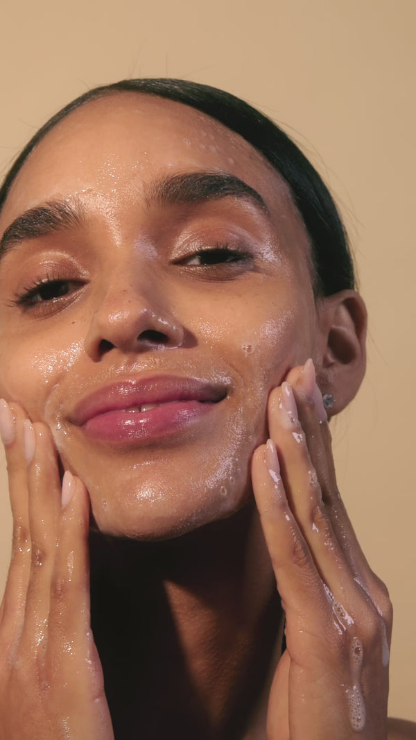 Acure Brightening Cleansing Gel, vegan face cleanser for radiant-looking skin in NZ